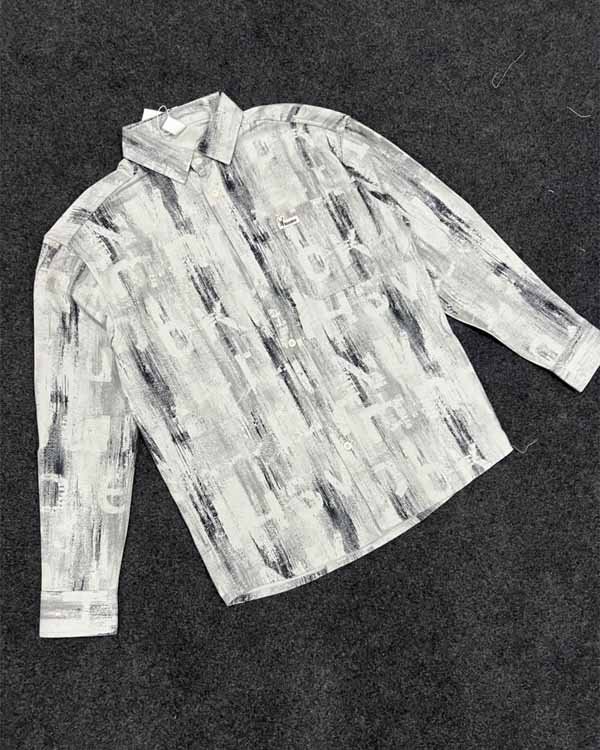 P-12 Men's Cotton Design Wash Shirt - Image 1