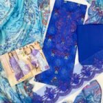Luxury Cotton Embroidery Unstitched Three-Piece