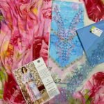 Luxury Cotton Embroidery Unstitched Three-Piece